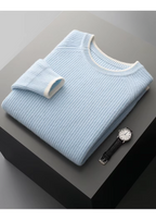 NOBA WOOL TWO TONE CREWNECK