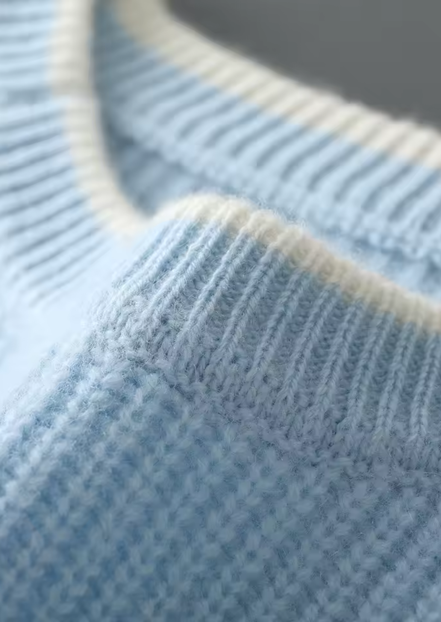 NOBA WOOL TWO TONE CREWNECK