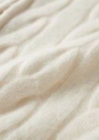 NOBA WOOL DUAL-ZIP CABLE CARDIGAN