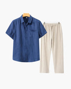 Old Money Linen Combo (Shortsleeve) VIP