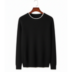 NOBA WOOL TWO TONE CREWNECK