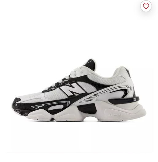 9060 White/Black Unisex
