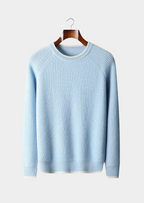 NOBA WOOL TWO TONE CREWNECK
