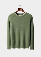 NOBA WOOL TWO TONE CREWNECK